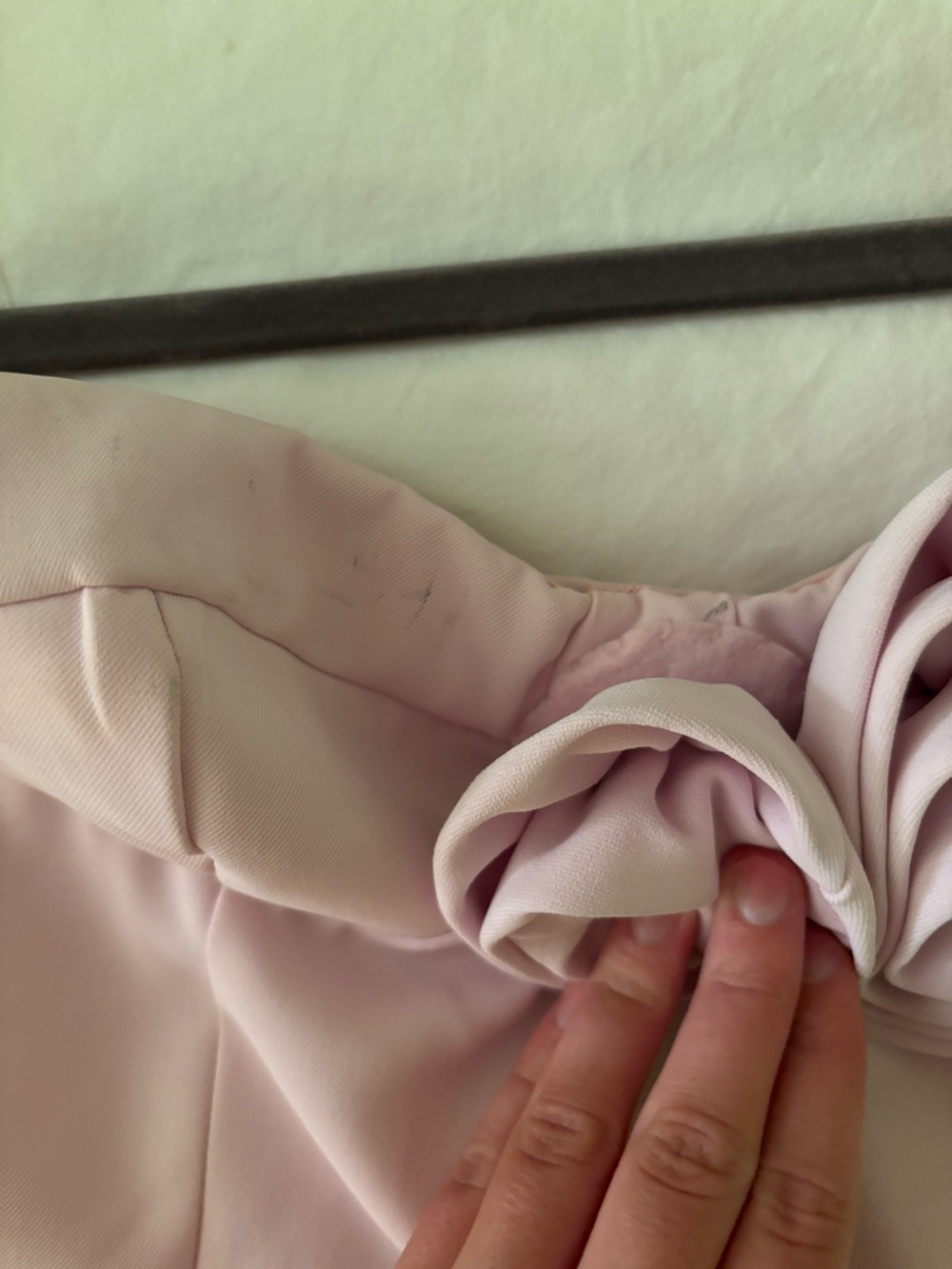 Peppermayo Strapless Light Pink Rose-Accent Cocktail Dress - Picture 3 of 4